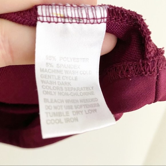 Greg Norman Long Sleeve Quarter Zip Long Sleeve Pullover Sweatshirt Maroon XL - Picture 8 of 9